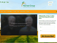 Tablet Screenshot of harvestlandscapeconsulting.com